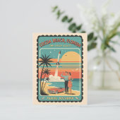 Cocoa Beach FL – Space Coast Retro 1950s  ポストカード (スタンド正面)