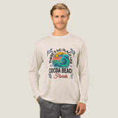 Cocoa  Beach, Florida トライブレンドＴシャツ (正面全体)