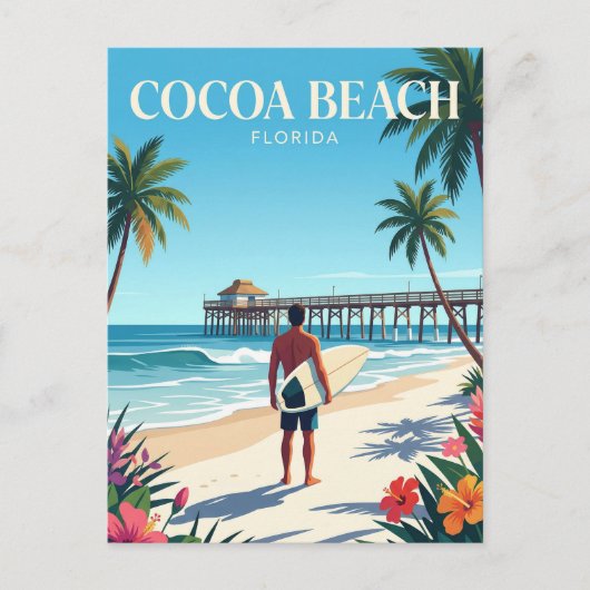 Cocoa Beach Florida ポストカード (正面)