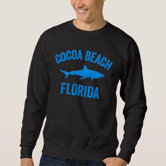 Cocoa Beach Florida Shark Cocoa Beach Florida Shar スウェットシャツ (正面)