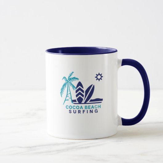 Cocoa Beach Surfing Coffee Mug マグカップ (右)