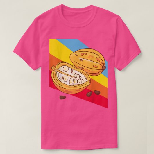 Cocoa bean Chocolate Sweets Candy 421 Tシャツ (デザイン正面)