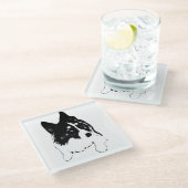 Cocoa Break Coasters ガラスコースター (アングル)