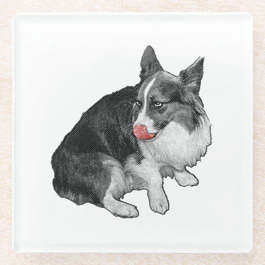 Cocoa Break, Scarlet Tip ガラスコースター (正面)