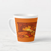 Cocoa by the Fire: Baby Turkey Bliss カフェラテマグ (左アングル)