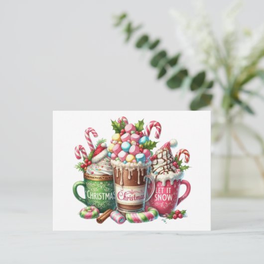 Cocoa Christmas ポストカード (スタンド正面)