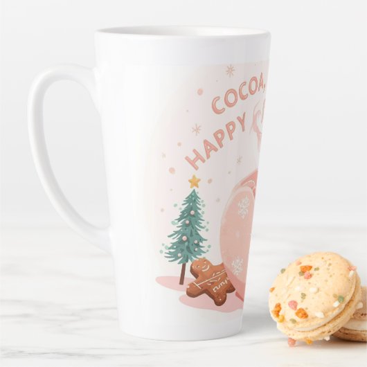 Cocoa, Cookies & Calm – Pastel Christmas CoT-Shirt カフェラテマグ (インサイチュ)