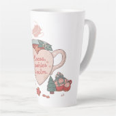 Cocoa, Cookies & Calm – Pastel Christmas CoT-Shirt カフェラテマグ (右アングル)