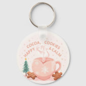 Cocoa, Cookies & Calm – Pastel Christmas CoT-Shirt キーホルダー (正面)