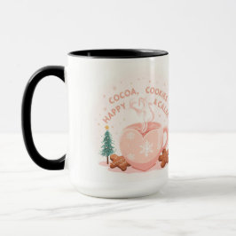 Cocoa, Cookies & Calm – Pastel Christmas CoT-Shirt マグカップ
