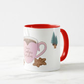 Cocoa, Cookies & Calm – Pastel Christmas CoT-Shirt マグカップ (正面右)