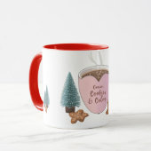 Cocoa, Cookies & Calm – Pastel Christmas CoT-Shirt マグカップ (正面左)