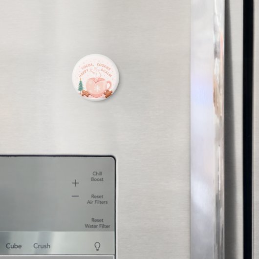 Cocoa, Cookies & Calm – Pastel Christmas CoT-Shirt マグネット (インサイチュ (冷蔵庫))