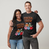 Cocoa Crew Cute Christmas Hot Chocolate Matching P Tシャツ (ユニセックス)