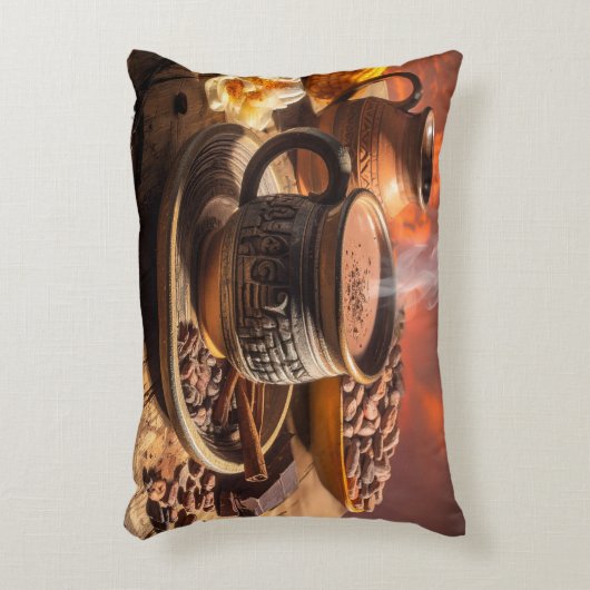 COCOA - HOT CHOCOLATE アクセントクッション (正面(垂直))