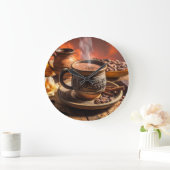 COCOA - HOT CHOCOLATE ラージ壁時計 (ホーム)