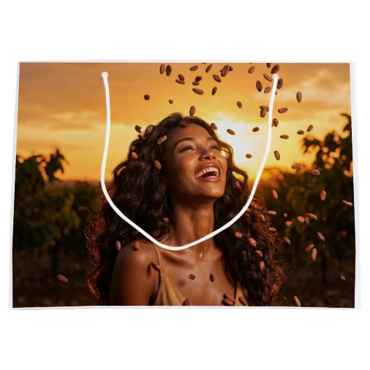 COCOA - IVORY COAST ラージペーパーバッグ (正面)