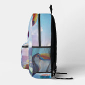 COCOA LOVE - TOUCAN プリントバックパック (右)