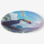 COCOA LOVER - TOUCAN ペーパープレート (アングル)