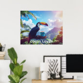 COCOA LOVER - TOUCAN ポスター (ホームオフィス)