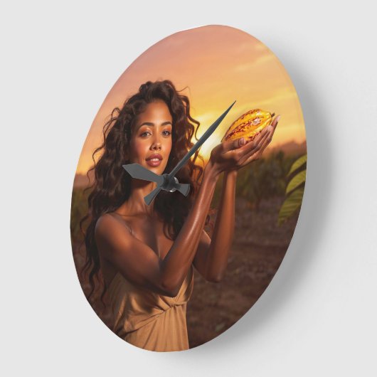 COCOA MAGIC ラージ壁時計 (傾斜)