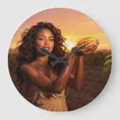 COCOA MAGIC ラージ壁時計 (正面)