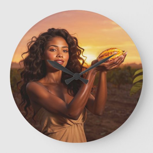 COCOA MAGIC ラージ壁時計 (正面)