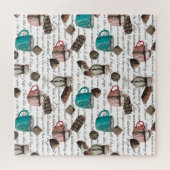 Cocoa marshmallows hot chocolate candy winter    ジグソーパズル (横)