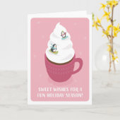 Cocoa Mountain Holiday Card (blank inside) カード (黄色い花)