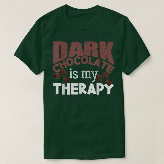 Cocoa Saying Joke Dessert Baking Dark Chocolate  9 Tシャツ (デザイン正面)