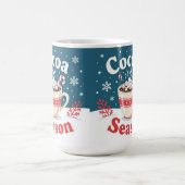 Cocoa season merry christmas コーヒーマグカップ (中央)