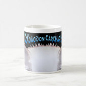 CoCoaodonのCarchariasの鮫のマグ-青 コーヒーマグカップ (中央)