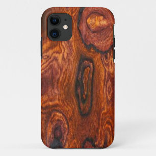 Cocobolo (木)の終わりのiPhone 5の場合 iPhone 11 ケース