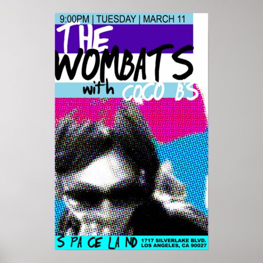 CoCoB's at Spaceland Poster ポスター (正面)