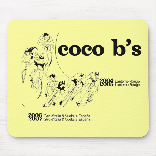 CocoB's Le Tour Mousepadの マウスパッド (正面)