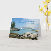 CocoCayのカスタム・カードの遊航船 カード (黄色い花)