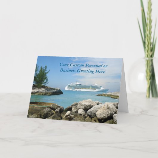 CocoCayのカスタム・カードの遊航船 カード (正面)