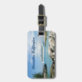 CocoCayのパーソナライズなバッグのラベルの遊航船 ラゲッジタグ (正面縦)