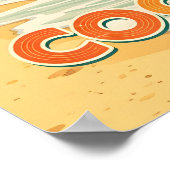 Cococay Bahamas Vintage Travel ポスター (角)