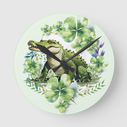 cocodrille  ラウンド壁時計 (正面)