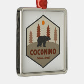 Coconino National Forest Bear メタルオーナメント (右)