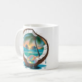 Coconut Cabana Beach コーヒーマグカップ (正面左)