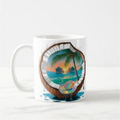 Coconut Cabana Beach コーヒーマグカップ (左)