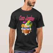 Coconut Colorful  Illustration Tシャツ (正面)