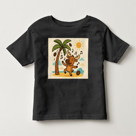Coconut Commotion – Dance Party Summer Tee for Kid トドラーTシャツ (正面)