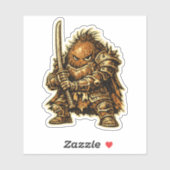 Coconut Crusader — Funny Tropical Fruit Heavy  シール (シート)