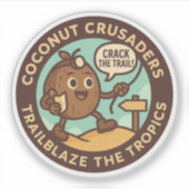 Coconut Crusaders Trailblaze The Tropics シール (正面)