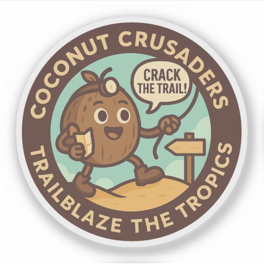 Coconut Crusaders Trailblaze The Tropics シール (正面)