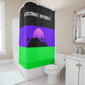 Coconut Republic Design No.2803 シャワーカーテン (インサイチュ)