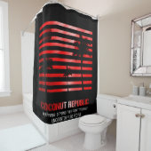 Coconut Republic Warning: シャワーカーテン (インサイチュ)